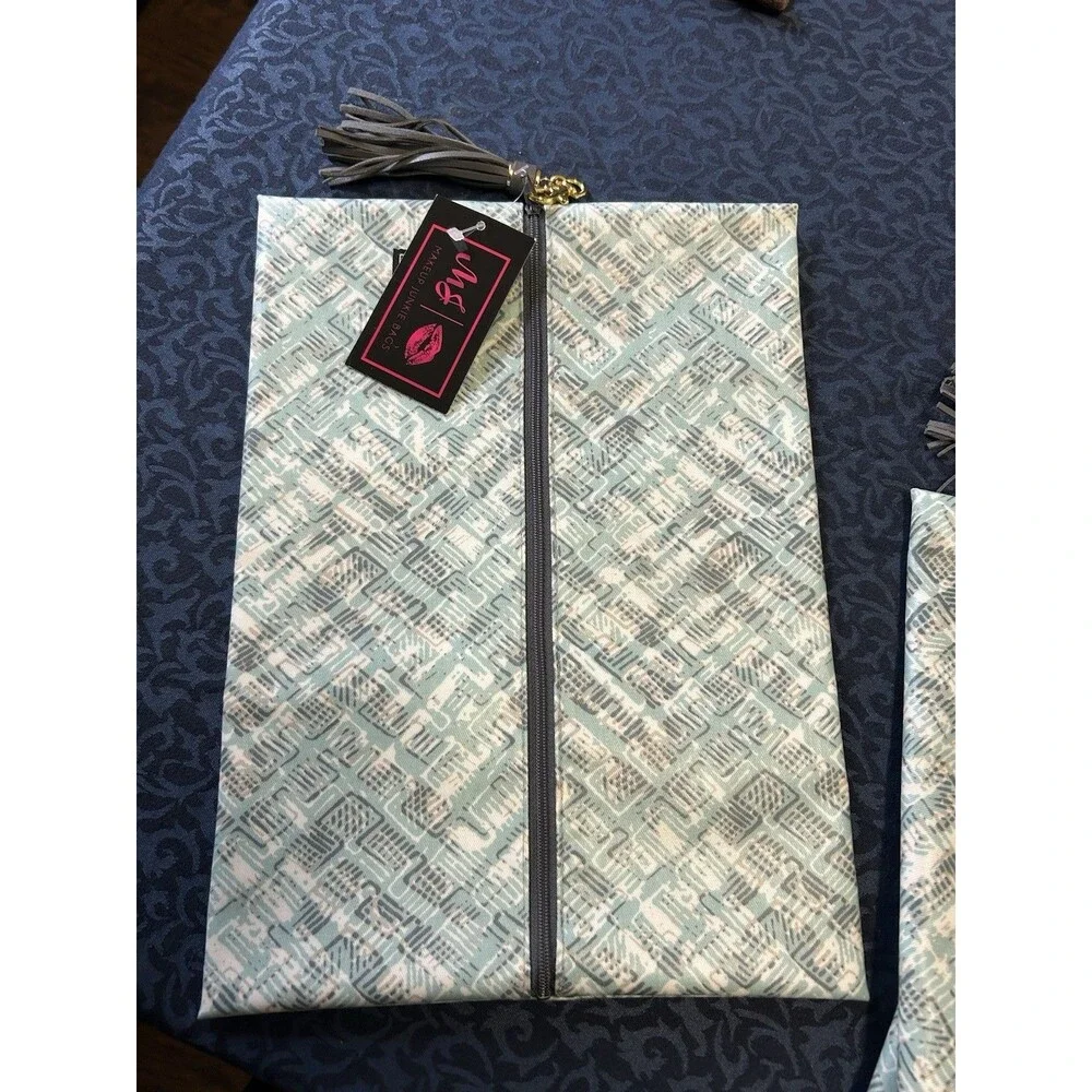 Makeup Mommy Junkie Bag Set Of 4 Mint Green New With Tags